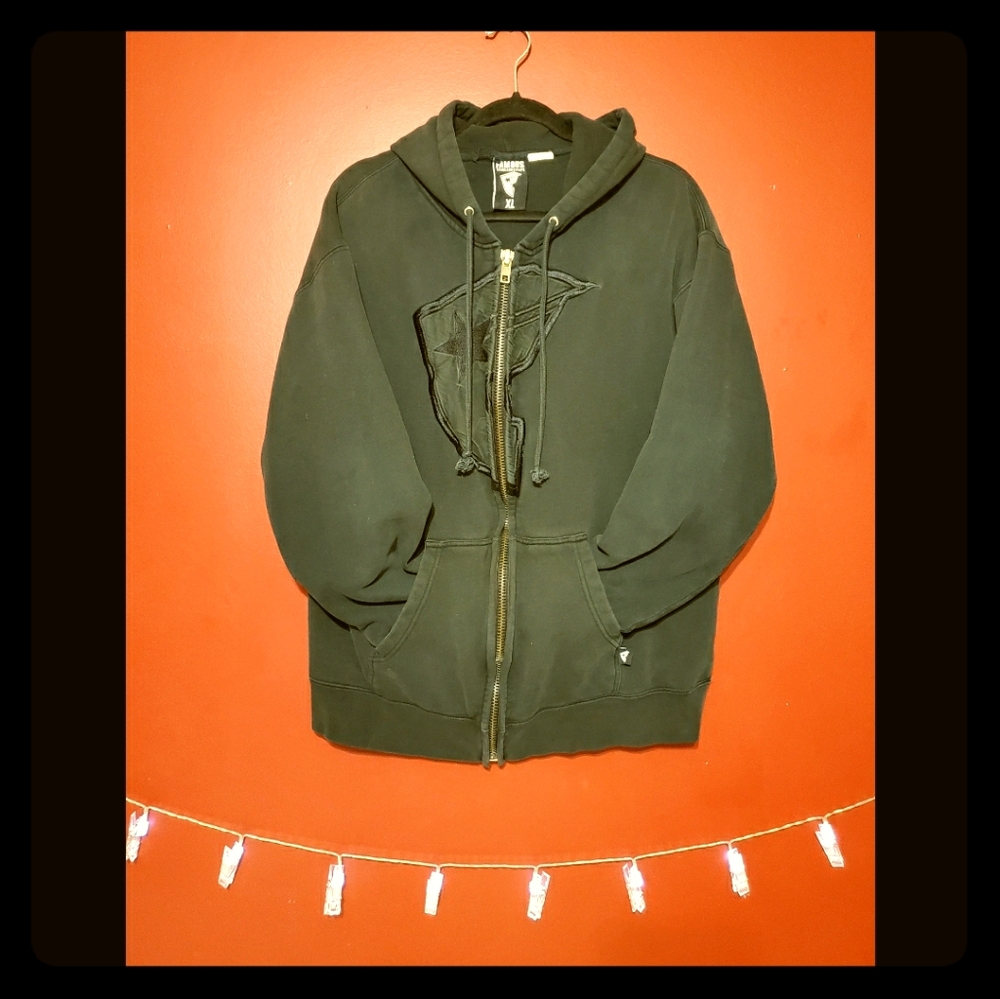 Famous Stars and Straps Blackout Logo Hoodie